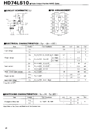 Datasheet HD74LS10 manufacturer Hitachi